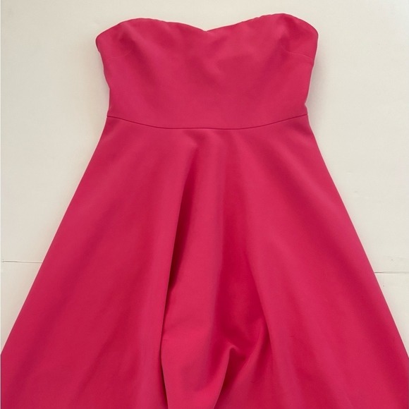 LIKELY High Low Maxi Strapless Sweetheart Neckline Lovelle Dress Gown, Pink, 8 - Picture 9 of 15